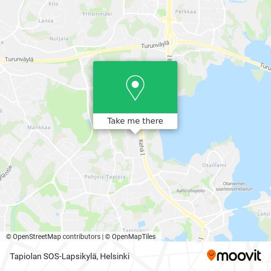 Tapiolan SOS-Lapsikylä map
