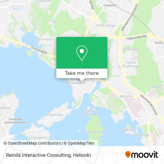 Reinilä Interactive Consulting map