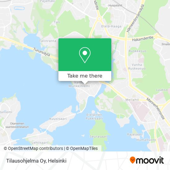 Tilausohjelma Oy map