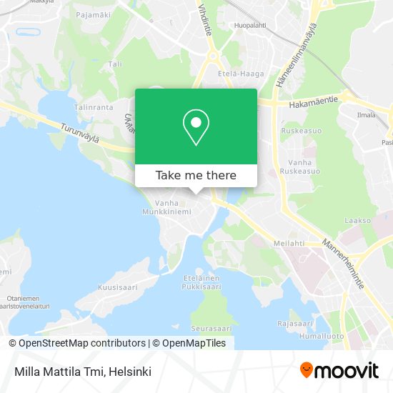 Milla Mattila Tmi map