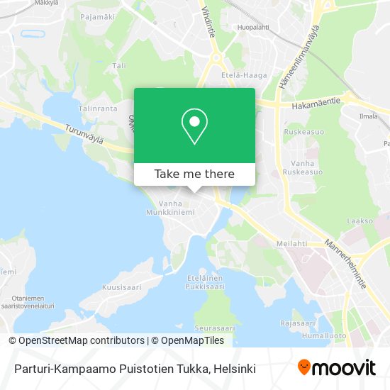 Parturi-Kampaamo Puistotien Tukka map