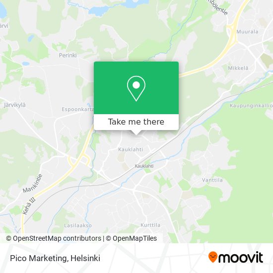 Pico Marketing map