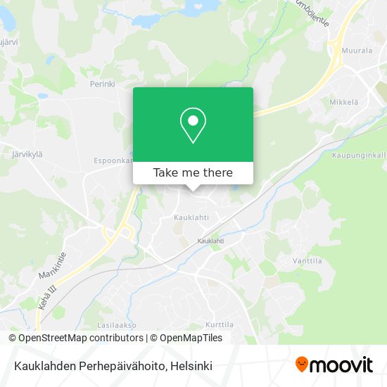 Kauklahden Perhepäivähoito map