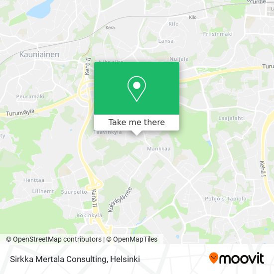 Sirkka Mertala Consulting map