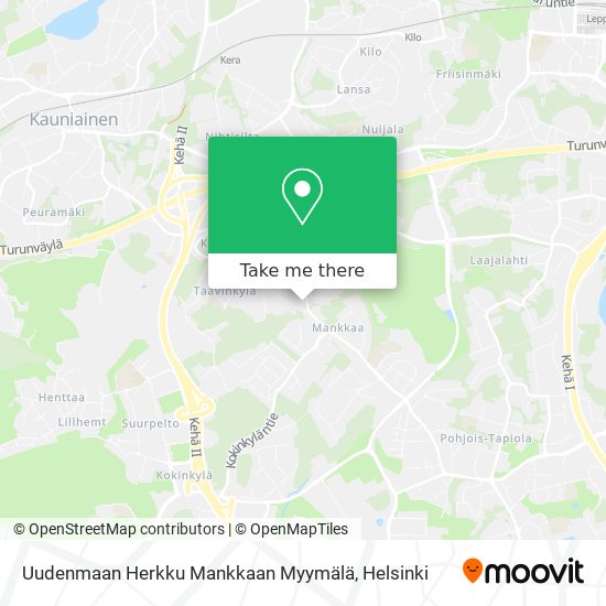 Uudenmaan Herkku Mankkaan Myymälä map