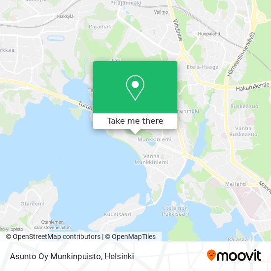Asunto Oy Munkinpuisto map