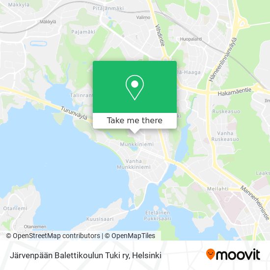 Järvenpään Balettikoulun Tuki ry map