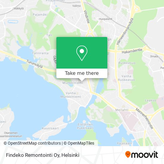 Findeko Remontointi Oy map