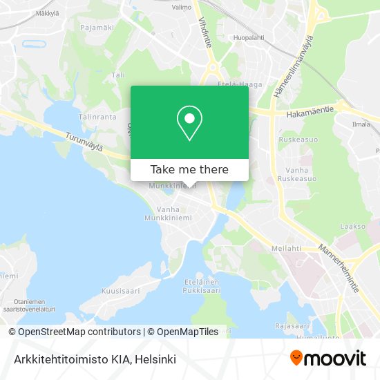 Arkkitehtitoimisto KIA map