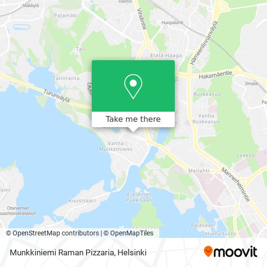 Munkkiniemi Raman Pizzaria map