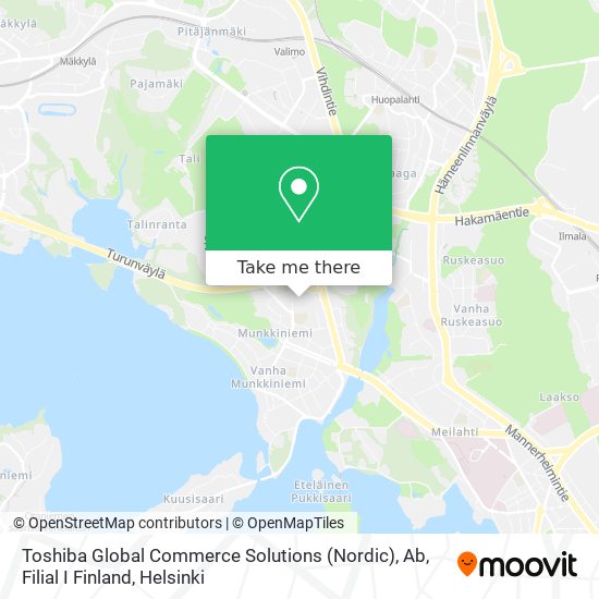 Toshiba Global Commerce Solutions (Nordic), Ab, Filial I Finland map