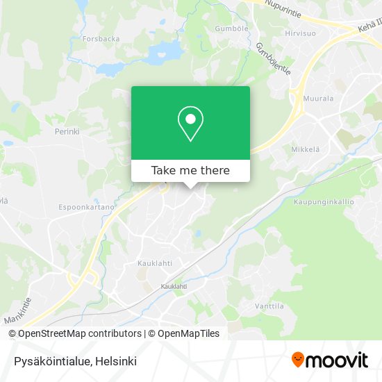 Pysäköintialue map