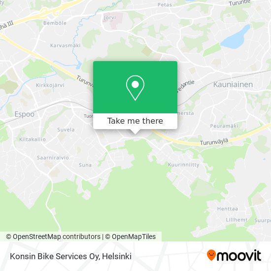 Konsin Bike Services Oy map
