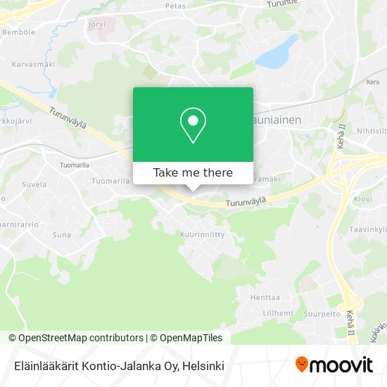 Eläinlääkärit Kontio-Jalanka Oy map