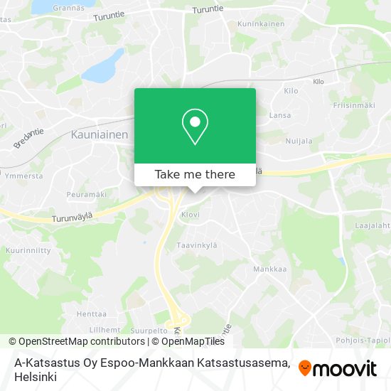 A-Katsastus Oy Espoo-Mankkaan Katsastusasema map