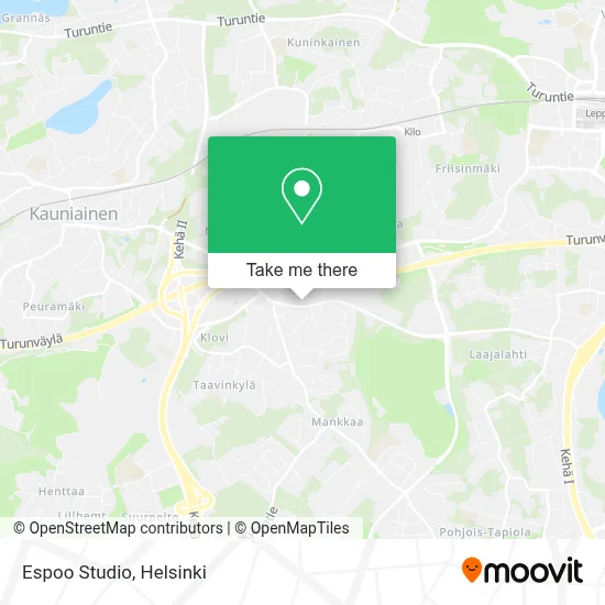 Espoo Studio map