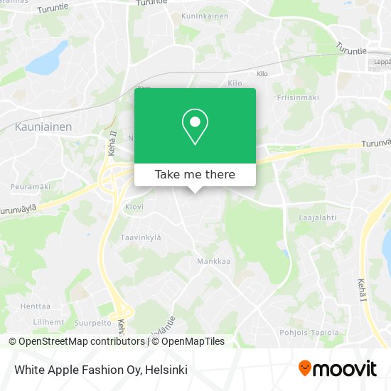 White Apple Fashion Oy map