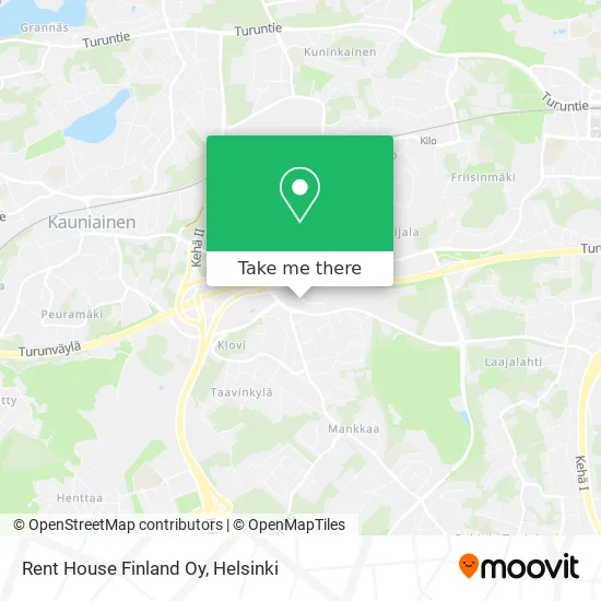 Rent House Finland Ltd map
