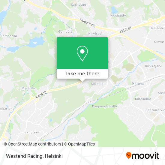 Westend Racing map