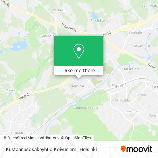 Kustannusosakeyhtiö Koivuniemi map
