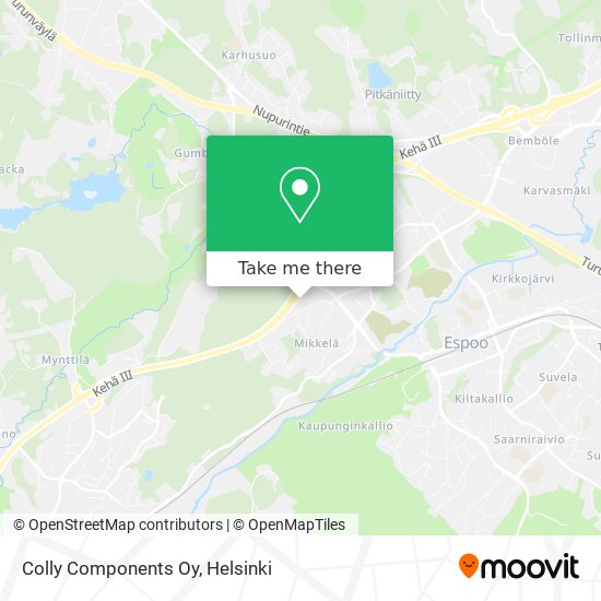 Colly Components Oy map