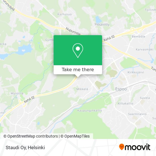 Staudi Oy map