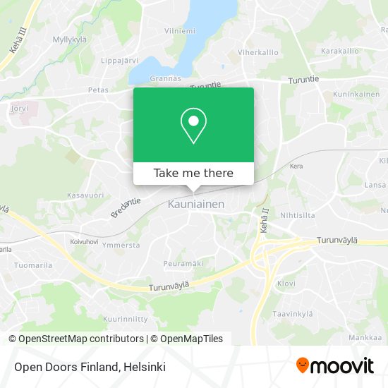 Open Doors Finland map