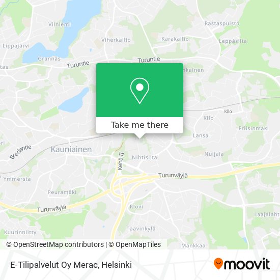 E-Tilipalvelut Oy Merac map