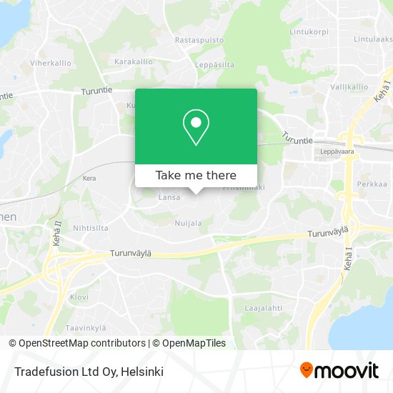 Tradefusion Ltd Oy map