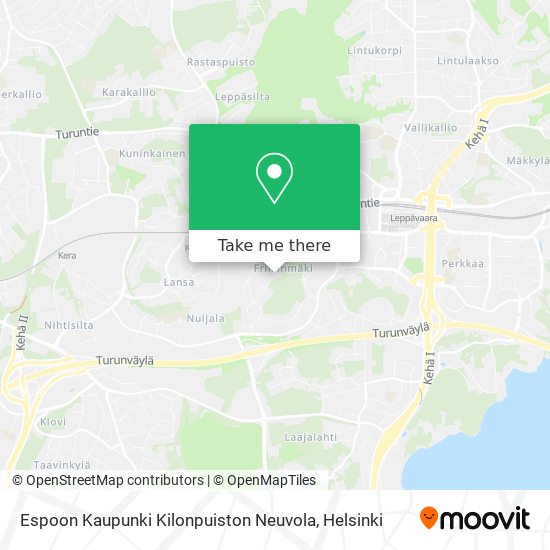 Espoon Kaupunki Kilonpuiston Neuvola map