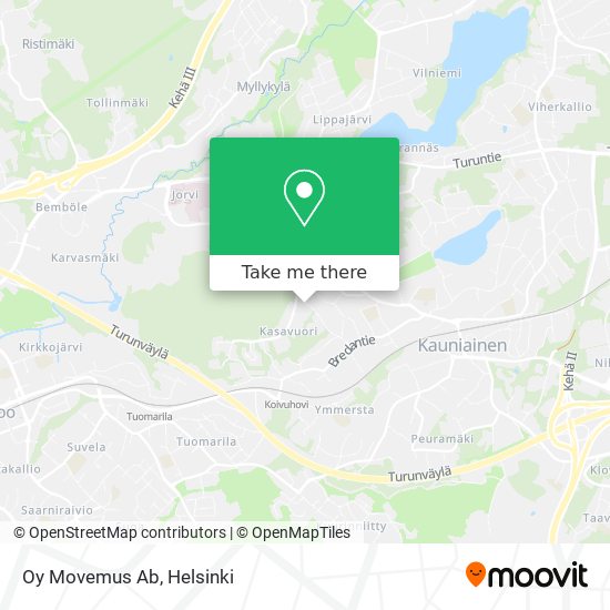 Oy Movemus Ab map