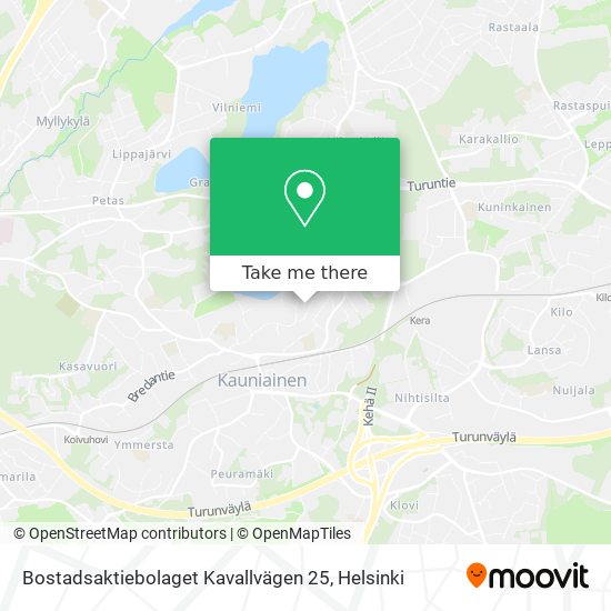 Bostadsaktiebolaget Kavallvägen 25 map