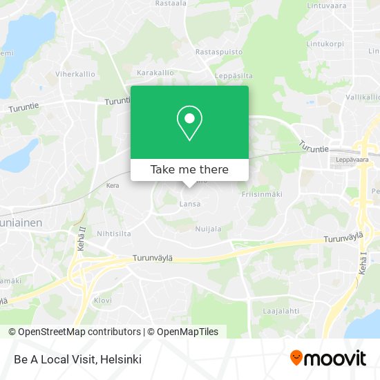 Be A Local Visit map