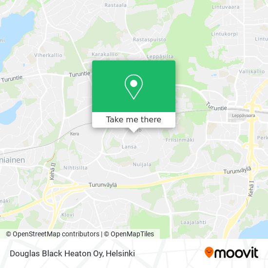 Douglas Black Heaton Oy map