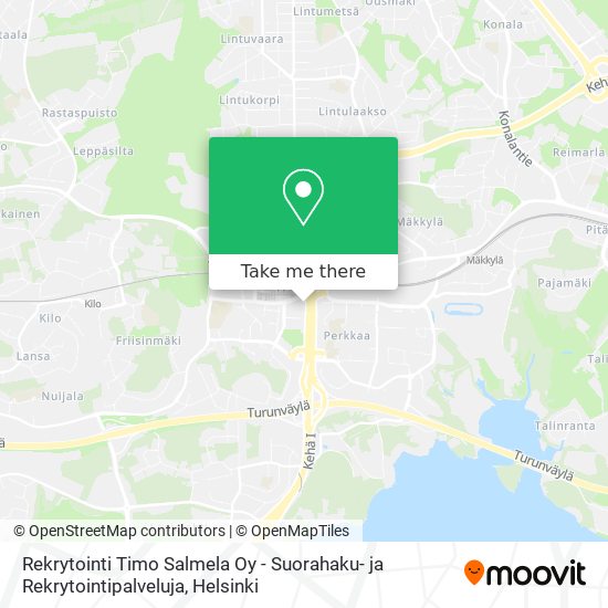 Rekrytointi Timo Salmela Oy - Suorahaku- ja Rekrytointipalveluja map