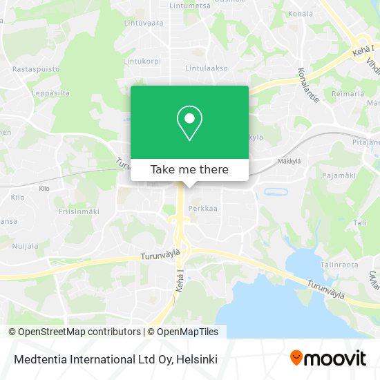 Medtentia International Ltd Oy map