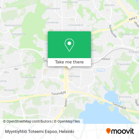 Myyntiyhtiö Toteemi Espoo map