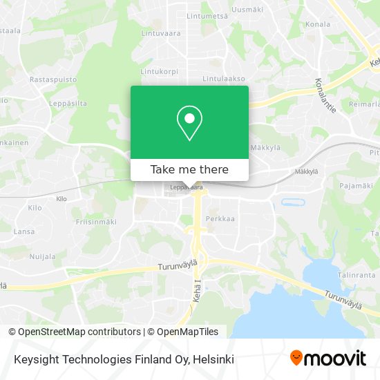 Keysight Technologies Finland Oy map