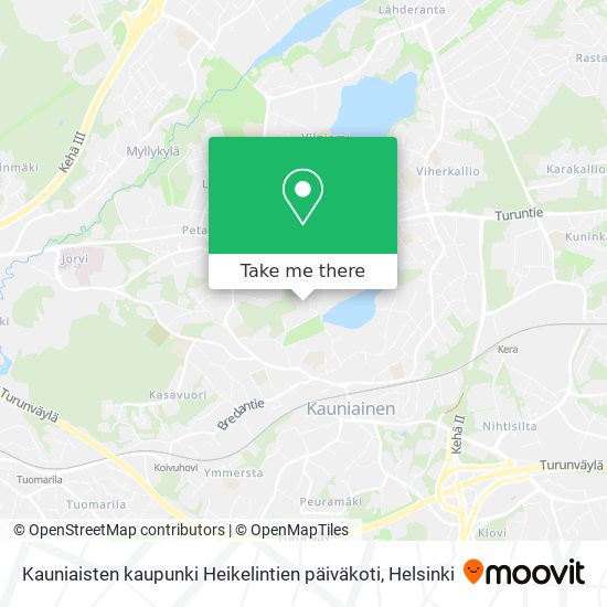 Kauniaisten kaupunki Heikelintien päiväkoti map