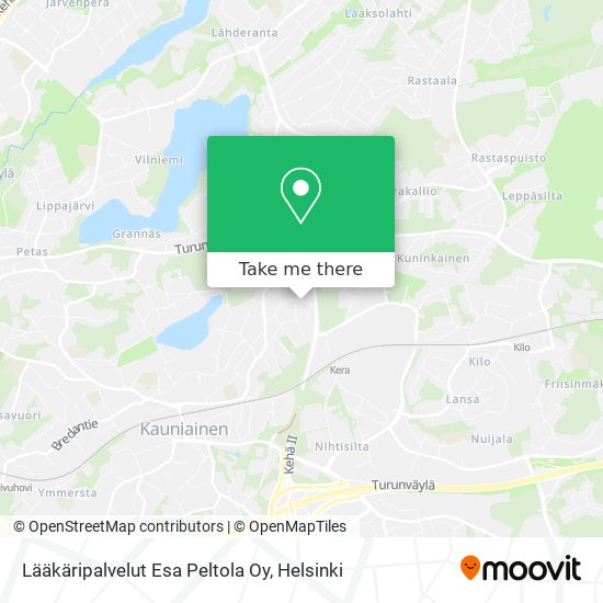 Lääkäripalvelut Esa Peltola Oy map