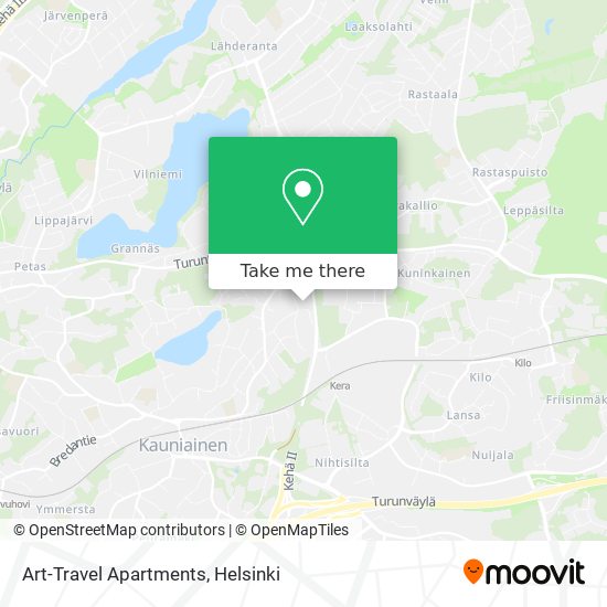 Art-Travel Apartments map