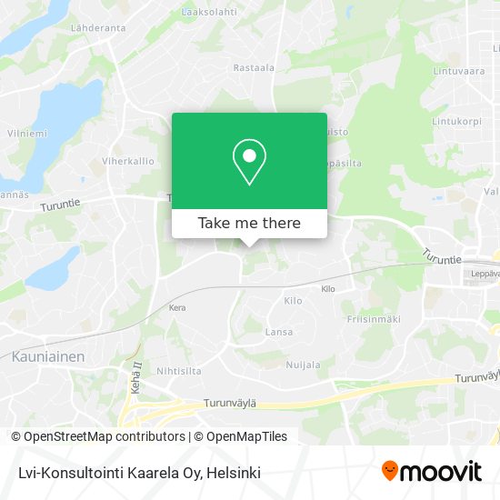 Lvi-Konsultointi Kaarela Oy map