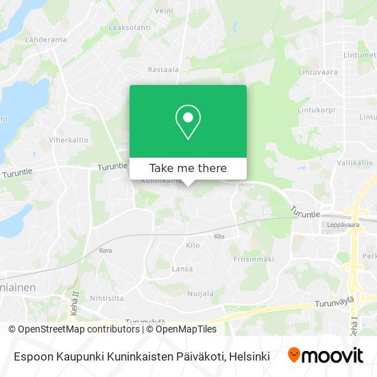 Espoon Kaupunki Kuninkaisten Päiväkoti map