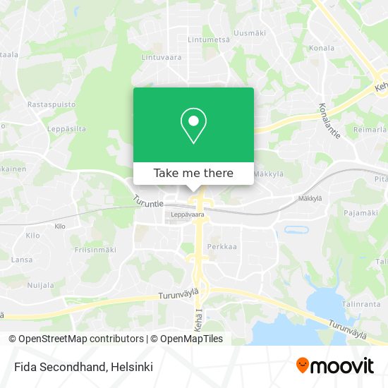 Fida Secondhand map