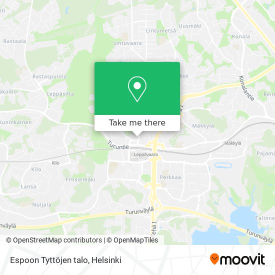 Espoon Tyttöjen talo map