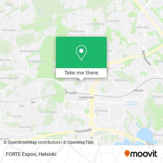 FORTE Espoo map