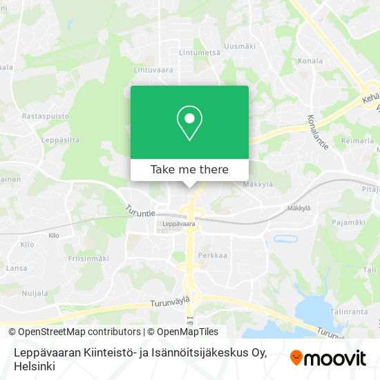 Leppävaaran Kiinteistö- ja Isännöitsijäkeskus Oy map