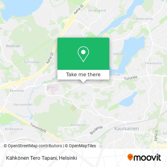 Kähkönen Tero Tapani map