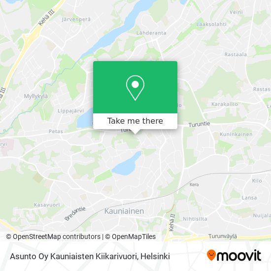 Asunto Oy Kauniaisten Kiikarivuori map