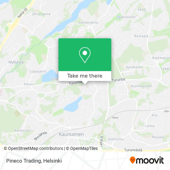 Pineco Trading map